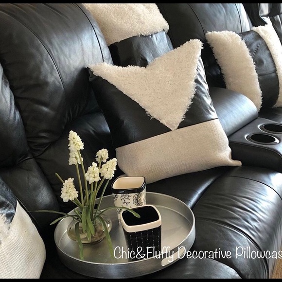 pillow cases faux leather - Picture 2 of 5